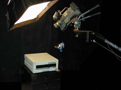 product shoot, camera on jib
